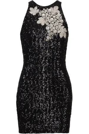 Balmain Robe courte ornée de sequins