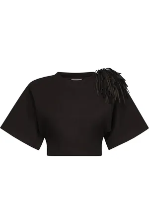 AREA T-shirt à broche frangée