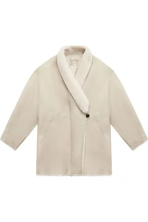 Isabel Marant Veste Elanore en peau lainée