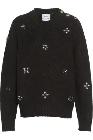 Barrie Pull en cachemire à broderies