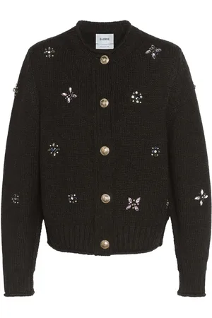 Barrie Cardigan en cachemire à broderies