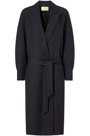 GAUGE81 Manteau ceinturé à revers crantés