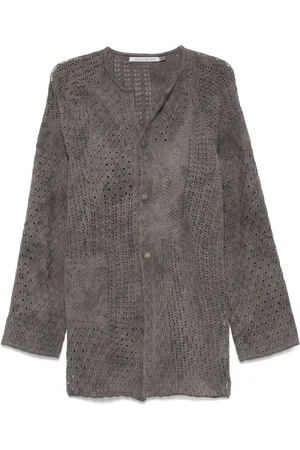 CHIAHUNG SU Cardigan en maille ajouré