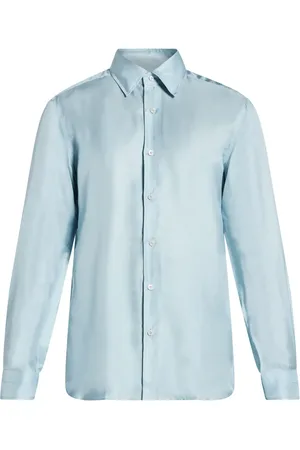 Tom Ford Chemise en soie à boutonnière devant