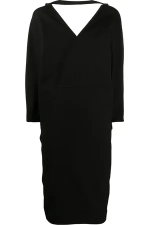 Rick Owens Robe mi-longue à col v
