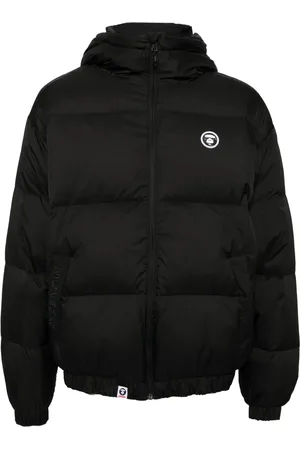 A Bathing Ape Veste matelassée à appliqué logo