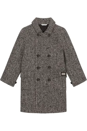 Dolce & Gabbana Manteau à motif de chevrons
