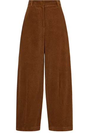 Studio Tomboy Pantalon en velours côtelé à coupe ample