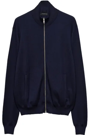 Prada Cardigan en cachemire à fermeture zippée