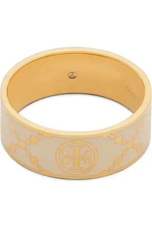 Tory Burch Bague Double T à détail émaillé