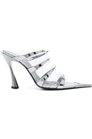 MUGLER Sandales en cuir 90 mm