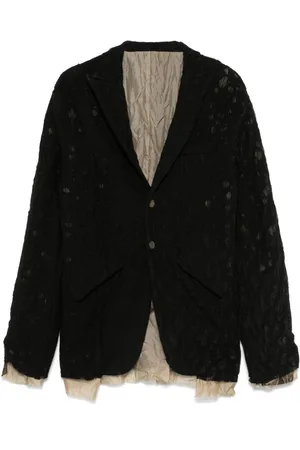 CHIAHUNG SU Blazer à effet usé