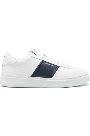 Emporio Armani Baskets en cuir