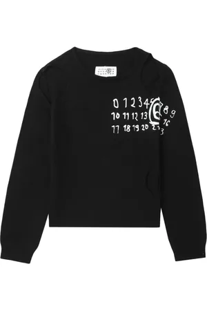 Maison Margiela Sweat à numéro siganture imprimé