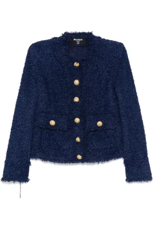 Balmain Veste crop en tweed