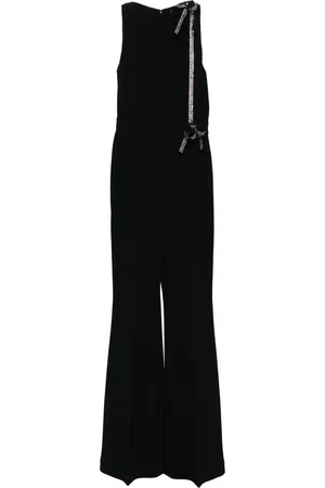 Elie saab Combinaison à nœud orné de cristaux