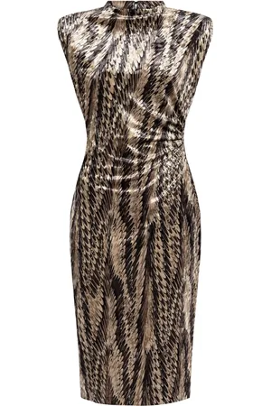 Diane von Furstenberg Robe mi-longue à motif abstrait