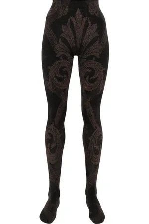 Wolford Collants en maille métallisée