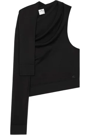 Courrèges Haut en maille à épaules dénudées