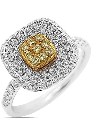 HYT Jewelry Bague en platine sertie de diamants