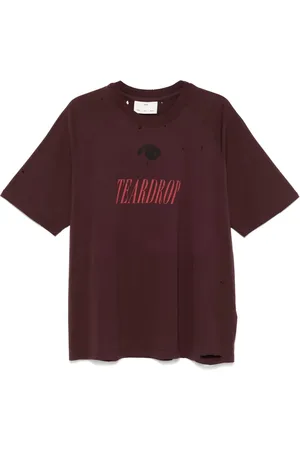 SONG FOR THE MUTE T-shirt à imprimé Teardrop