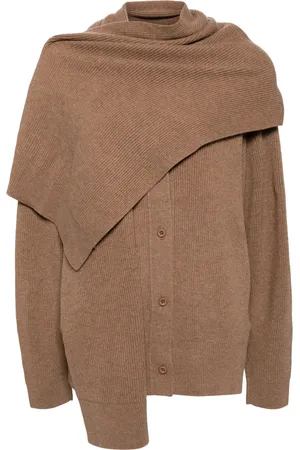 JNBY Cardigan à col drapé