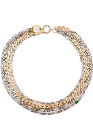 In Gold We Trust Collier Logo Clasp