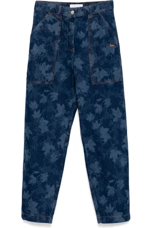 Maison Kitsuné Pantalon de jogging à lien de resserrage