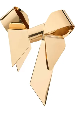 Carolina Herrera Pins à nœud métallisé