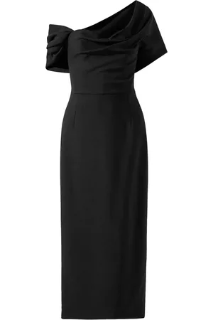 Carolina Herrera Robe mi-longue à détails drapés