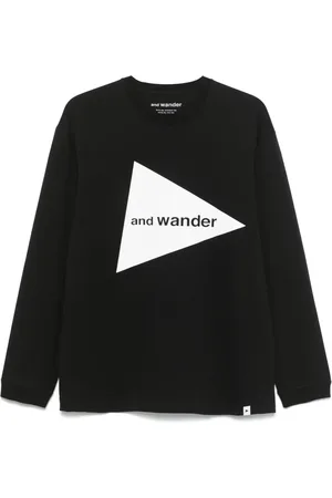 and wander T-shirt à logo imprimé