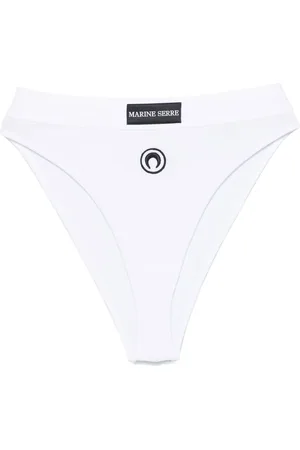 Marine Serre Culotte à motif Crescent Moon brodé