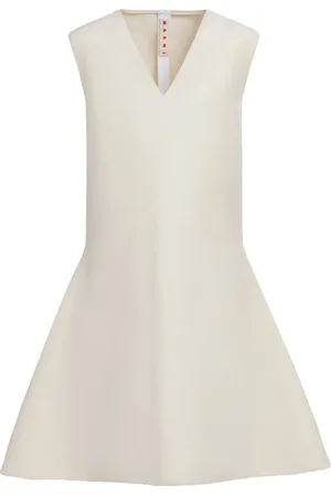 Marni Robe en coton à coupe mi-longue