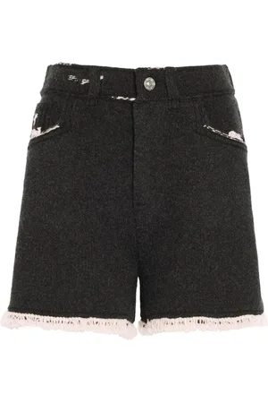 Barrie Short en maille fine à franges