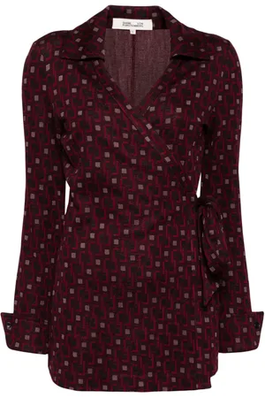 Diane von Furstenberg Chemise à imprimé géométrique