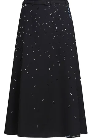 Marni Jupe mi-longue à perles brodées