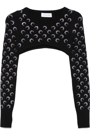 Marine Serre Pull à motif monogrammé