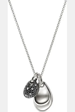 John Hardy Collier Pebble Duo pavé de diamants