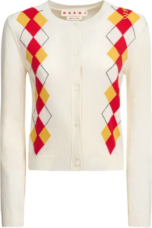 Marni Cardigan à motif de losanges