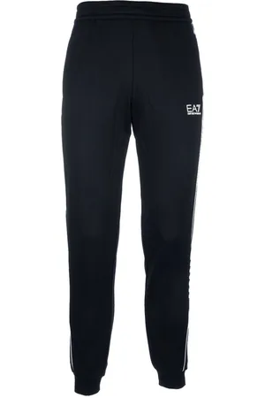 EA7 Pantalon de jogging à logo brodé