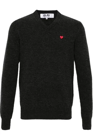Comme des Garçons Pull à patch cœur