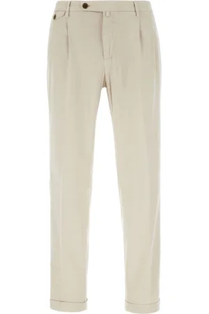 BRIGLIA Pantalon court à détails plissés