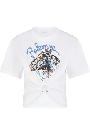 Paco rabanne T-shirt à logo imprimé