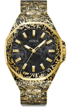 Guess Montre à pile 46 mm en acier inoxydable