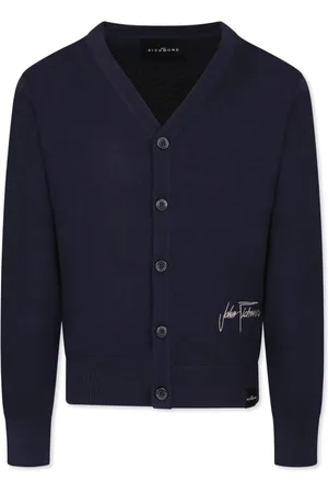 John Richmond Cardigan à logo brodé