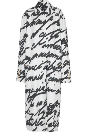 Balmain Manteau Love Letter à design réversible