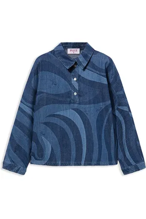 PUCCI Junior Chemise à imprimé Marmo
