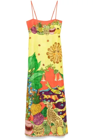 ALÉMAIS Robe longue Tiger Day