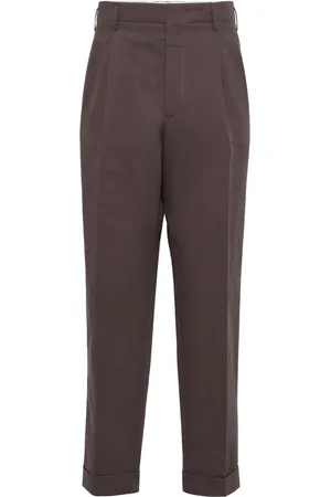 Brunello Cucinelli Pantalon à coupe fuselée