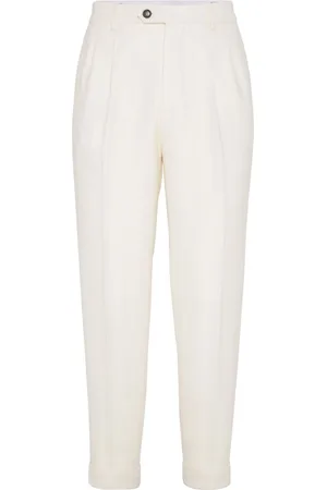 Brunello Cucinelli Pantalon à coupe droite
